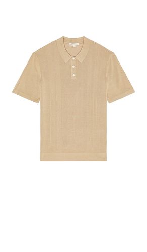 Silk Ribbed Knit Polo in . - size L (also in M, S, XL/1X) - onia - Modalova