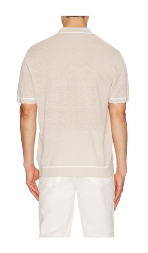 Linen Johnny Collar Polo in . Size S. Also in XL/1X - onia - Modalova
