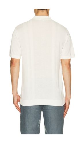 Silk Ribbed Knit Polo Shirt in . Size L. Also in M, S - onia - Modalova