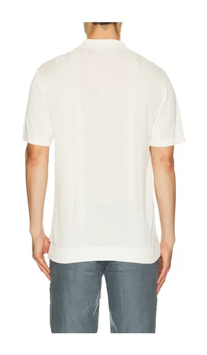 Silk Ribbed Knit Polo Shirt in . Taglia S. Also in M - onia - Modalova