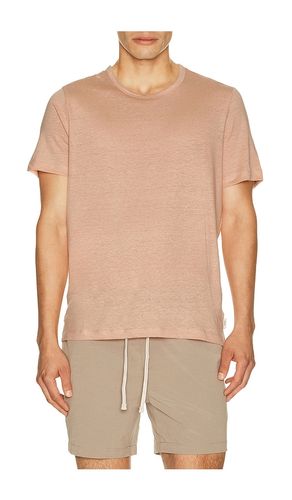 Stretch Linen Crewneck Tee Shirt in . Size L. Also in M, XL/1X - onia - Modalova