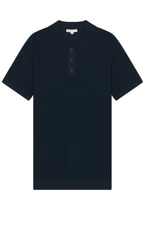 Cotton Textured Knit Polo in Blue. - size L (also in S, XL/1X) - onia - Modalova