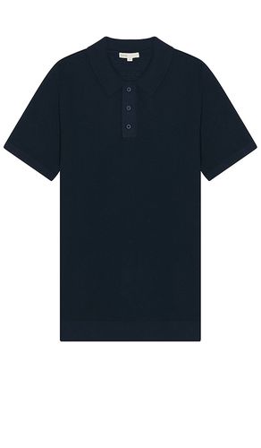 Cotton Textured Knit Polo in Blue. - size M (also in XL/1X) - onia - Modalova