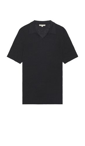Johnny Collar Ribbed Polo in Grey. - size L (also in M, XL/1X) - onia - Modalova