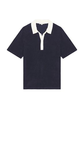 Oversized Towel Terry Polo in Navy. - size L (also in M, S, XL/1X) - onia - Modalova