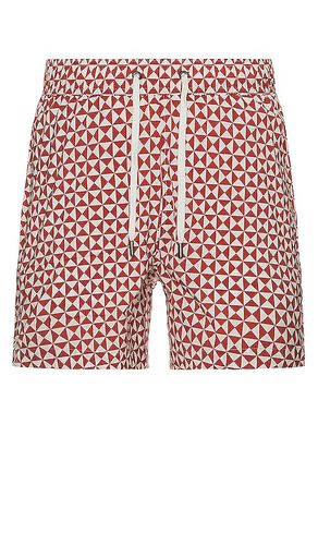 Charles 5 Triangle Geo Swim Short in Red. - size L (also in S) - onia - Modalova