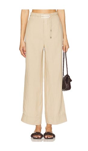 Air Linen Paperbag Trouser in Tan. - size 0 (also in 00, 2) - onia - Modalova
