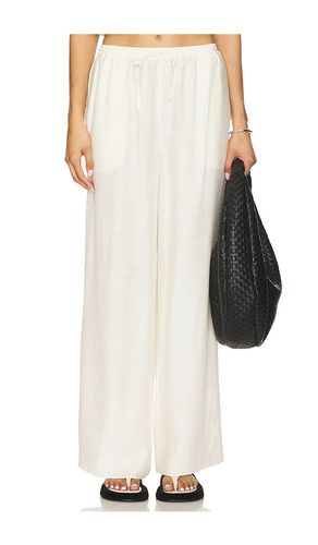 Textured Gauze Wide Leg Pant in Neutral. - size L (also in M, S, XL, XS) - onia - Modalova