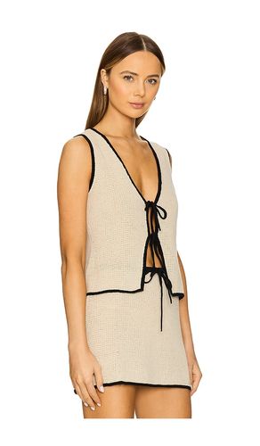 TOP LINEN KNIT TIE FRONT in . Größe L. Also in M, S, XL - onia - Modalova