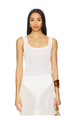 Linen Knit Square Neck Tank in . - size L (also in M, S, XL) - onia - Modalova