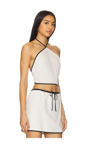 Air Linen Cropped Halter Top in . Size L. Also in M, XL - onia - Modalova