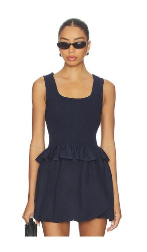 Air Linen Smocked Tank Top in Navy. - size S (also in XL) - onia - Modalova