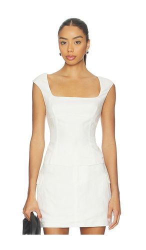 Linen Peplum Top in . Size 10/L. Also in 6/SM - onia - Modalova