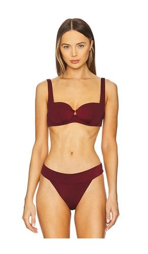 Danica Bikini Top in Burgundy. - size L (also in M, S, XL, XS) - onia - Modalova