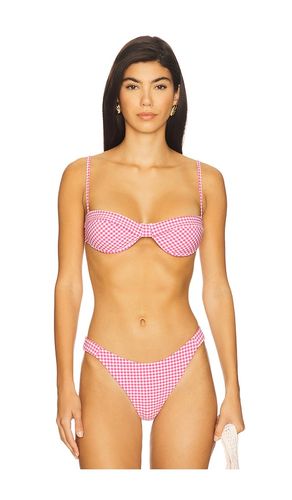 Brigitte Bikini Top in Pink. - size L (also in S, XS) - onia - Modalova