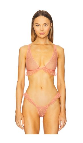 Coucou Lola Ruffle Bralette in Coral. - size L (also in XS) - Only Hearts - Modalova
