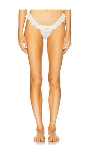 Ruffle Thong in Ivory. - size L (also in S, XS) - Only Hearts - Modalova