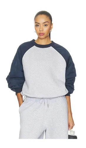 X Zendaya Oversized Crewneck in Navy. - size L (also in M, S, XL) - On - Modalova
