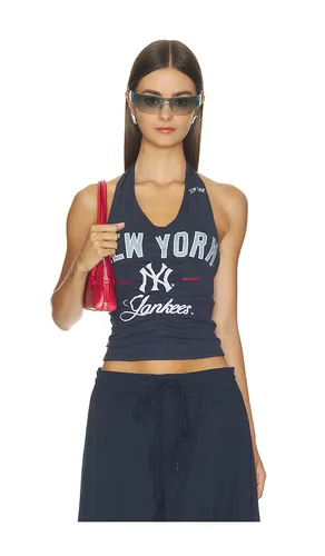 Ruched Halter Top in Navy. - size L (also in M, S, XS) - Off Season - Modalova