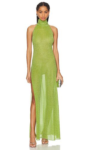 Lumiere Turtleneck Dress in Green. - size L (also in S, XL) - Oseree - Modalova