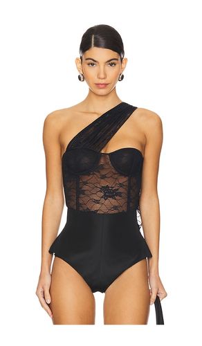 Soft Lace Volant Bodysuit in . - size L (also in M) - Oseree - Modalova