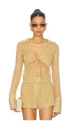 Lumiere Slim Shirt in Metallic . - size S (also in M) - Oseree - Modalova