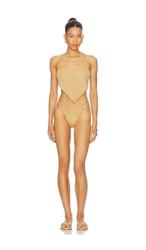 Lumiere Ring Bandana Bikini Set in Metallic . - size M (also in S) - Oseree - Modalova