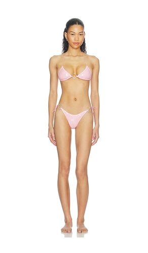 Sequins O Gem Kini Bikini Set in Pink. - size L (also in S) - Oseree - Modalova