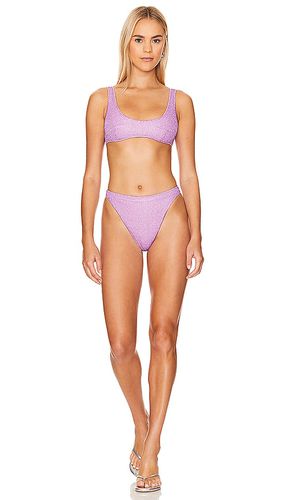 Lumiere Sporty 90s Bikini Set in Purple. - size L (also in M, S, XL) - Oseree - Modalova