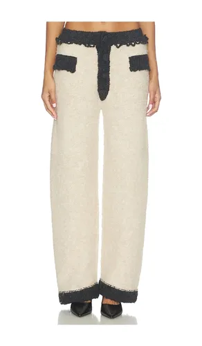 The Boucle Lounge Pant in Cream. - size M (also in S, XS) - Orseund Iris - Modalova