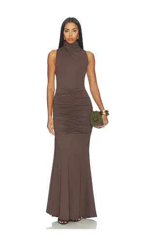 Elina Maxi Dress in Chocolate. - size XS (also in M) - OW Collection - Modalova