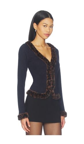 Nell Faux Fur Cardigan in . - size S (also in M) - OW Collection - Modalova