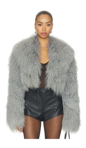 Celia Crop Fur Jacket in . - size L (also in M, S, XS) - OW Collection - Modalova