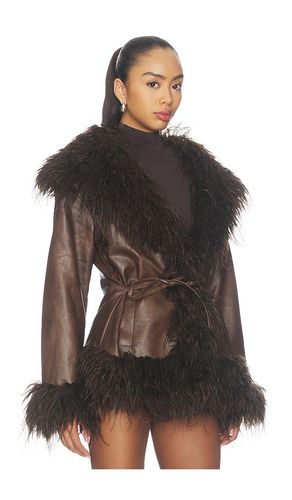 Idun Faux Fur Jacket in . Taglia L. Also in M, S, XS - OW Collection - Modalova