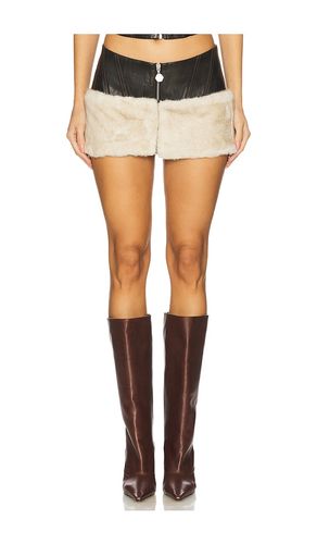 Kendra Skirt With Faux Fur Trim in . Taglia M. Also in S - OW Collection - Modalova