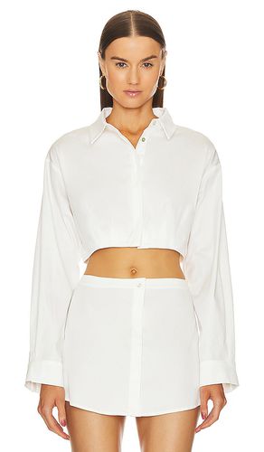 Camisa recortada bella en color talla L en - White. Talla L (también en M, S, XL) - OW Collection - Modalova