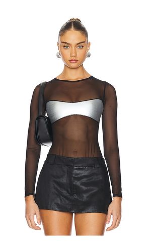 Croc Mesh Bodysuit in . Size XS - OW Collection - Modalova