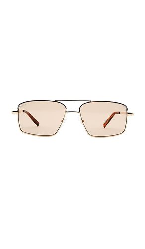Nash Rectangular Sunglasses in & LightBrown in Brown - Otra - Modalova