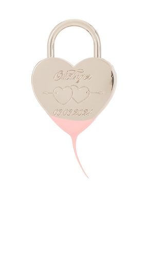 Otto Heart Lock Keychain in Metallic - Ottolinger - Modalova