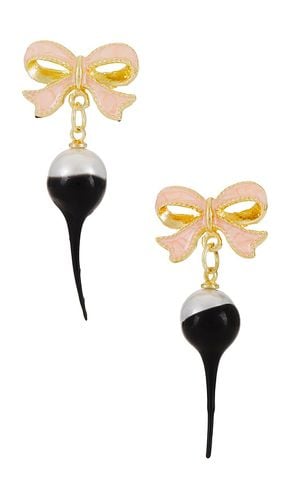 Bow Pearl Earring in Pink - Ottolinger - Modalova