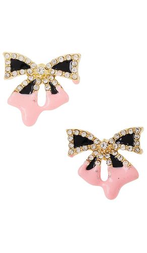 Bow Earring in Metallic - Ottolinger - Modalova