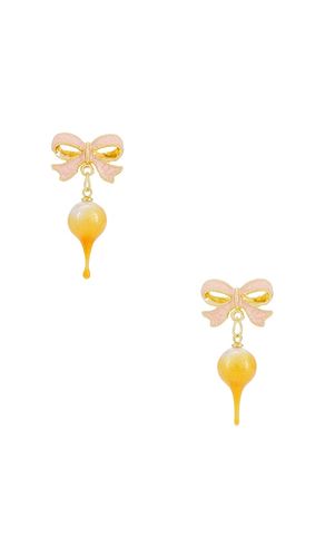 Bow Pearl Earring in Metallic - Ottolinger - Modalova