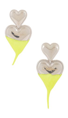 Heart Earring in Metallic - Ottolinger - Modalova