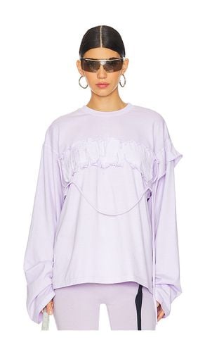 Deconstructed Oversized Tee in Lavender. - size L (also in M, S, XS) - Ottolinger - Modalova