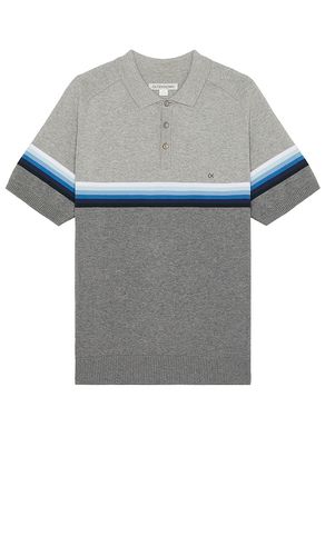 Nostalgic Short Sleeve Sweater Polo in Grey. - size M (also in L, S) - OUTERKNOWN - Modalova