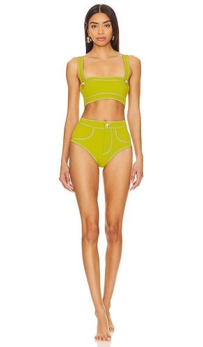 Lavinia Bandeau Bikini Set in Green. - size M (also in XS) - OYE Swimwear - Modalova