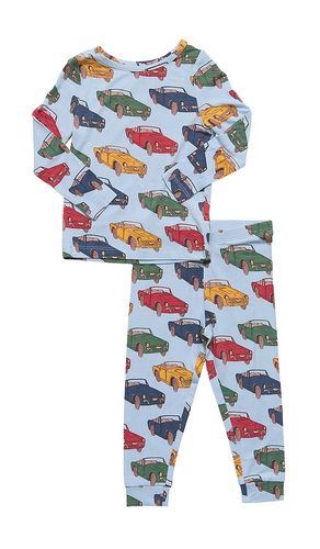 Kids Bamboo Pj Set in Blue. - size 3 (also in 4, 5, 6, 7) - Pink Chicken - Modalova
