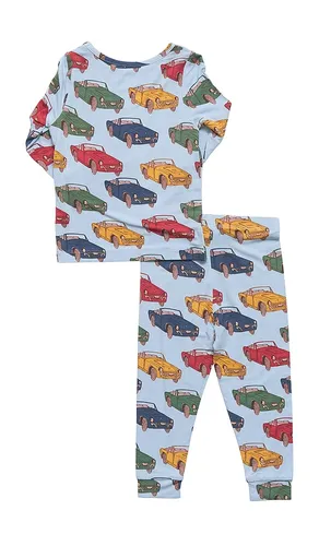 Kids Bamboo Pj Set in Blue. - size 4 (also in 6, 7) - Pink Chicken - Modalova