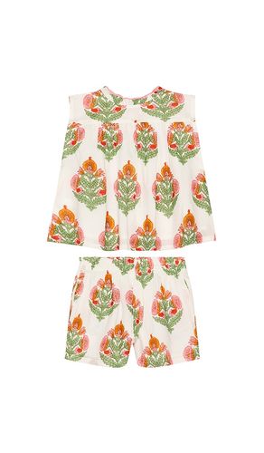 Girls Misha 2-piece Set in Cream,Green. - size 2 (also in 4) - Pink Chicken - Modalova