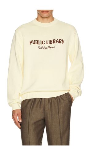 Public Library Knitted Crew Jumper in . Size S. Also in M, L, XL/1X - Percival - Modalova